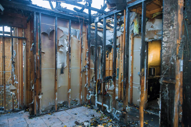 Professional Soot Cleanup technician working in Hammond, WI